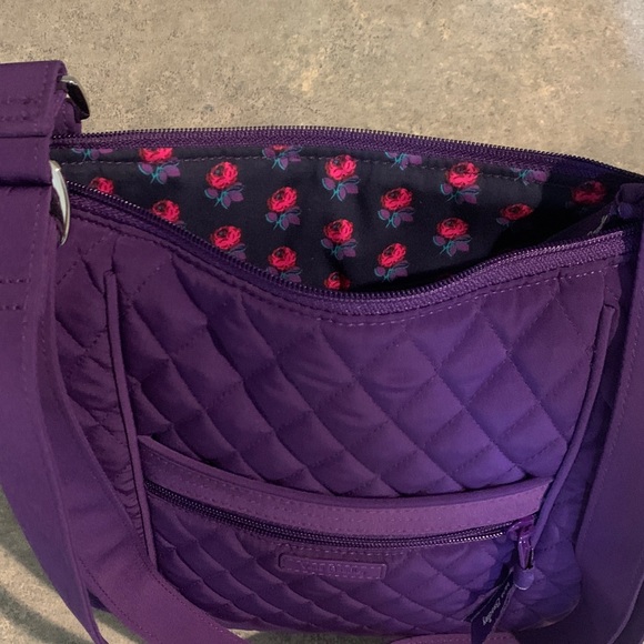 Vera Bradley Deep Purple Quilted Tote - Picture 5 of 6